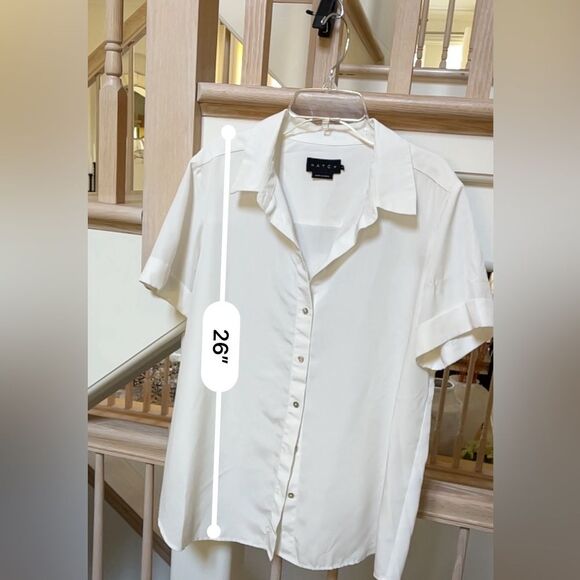 Hatch The Savannah Top in White M - Picture 8 of 11